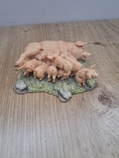 Schmid, Border Fine Arts , Pig With Suckling Piglets  By Lowell Davis 1981