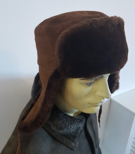 Premium real sheepskin ushanka - premium,