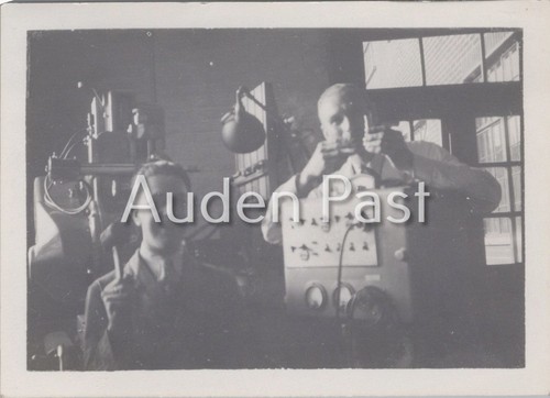 Men lab 1940s snapshot - in,