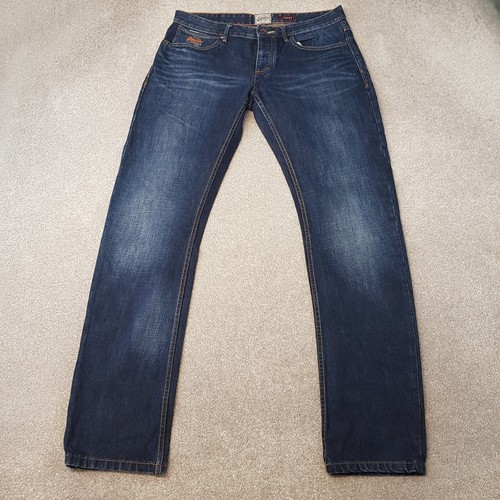 Superdry mens jeans 34x34 - superdry, blue