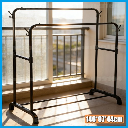 Long double clothes rail - long,