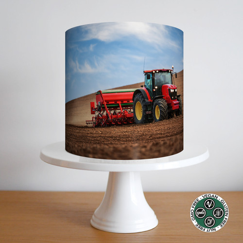 Tractor farm cake topper - tractor,