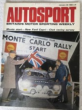 Autosport Magazine 24 January 1969 Rindt Wins Wigram Tasman Barry Lee Interview
