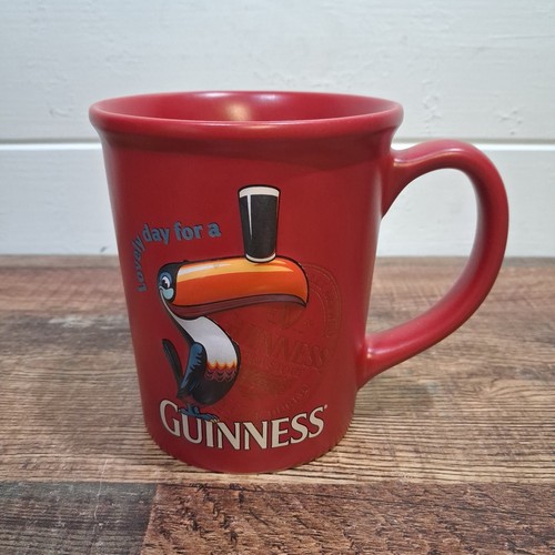 Guinness large red coffee tea - red,