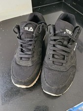 Black Fila Trainers Size 9