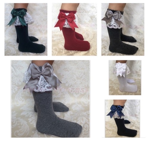 School socks knee - school, bow