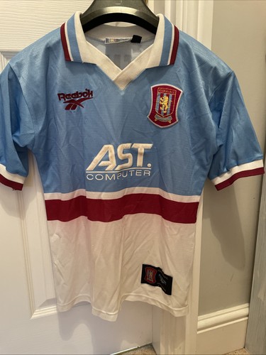 Retro 1998 aston villa shirt - 1998,