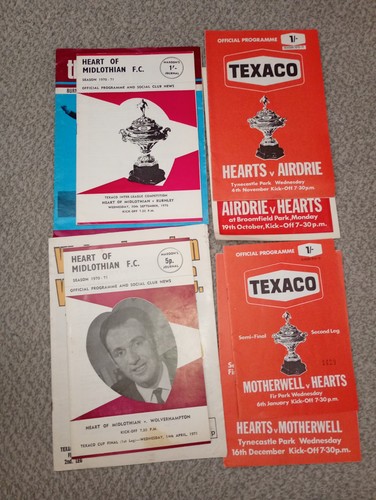 Hearts 1970 texaco - hearts, cup