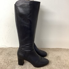 Clarks Ladies Black Leather