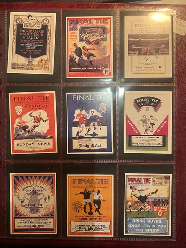 Cup final programme - fa, cover