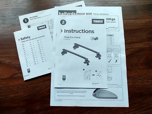 Instructions only for - *instructions, thule