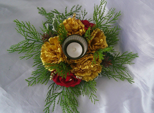 Christmas table centrepiece