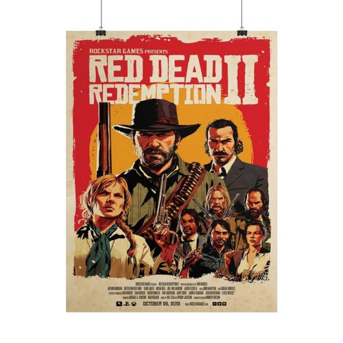 Red dead redemption poster - dead,