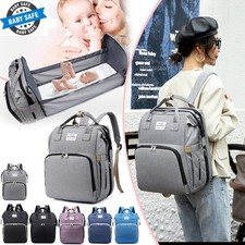 Baby Changing Bag Diaper Bag Large Nappy Backpack with Portable Changing Mat UK