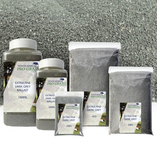 Model railway track ballast - railway,