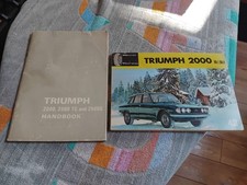 Triumph 2000 2500 TC & 2500S 1976 Owners Handbook & Workshop Repair Manual VGC