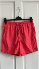 Men’s Matalan (Easy) Pink Swim Shorts, Size Small