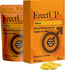 60mg Yellow Pills Men Fast Acting Strength Herbal Supplements 100% Working