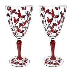Pair of Murano Wine Glasses