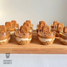 50 PCS Clear Plastic Reusable Party Shot Glasses Dessert Cups Cheesecake 120ml