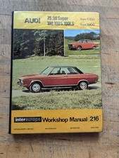 Intereurope Audi 75, 90 Super, 100, 100S, & 100LS (1965-73) Workshop Manual 