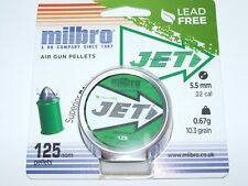 Milbro Jet Pointed Lead Free PROMETHEUS Pellets .177 .22 Hunting Pistol Rifle