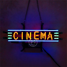 CINEMA Glass Neon Light Sign