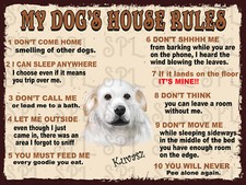 Kuvasz My Dog's House Rules