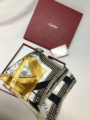 Cartier silk scarf - cartier,