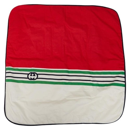 Gucci logo blanket throw - logo,