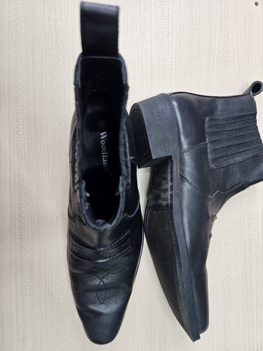 Woodland black leather - black,