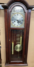LONG 31 DAY TEMPUS FUGIT MAXIM CHIMING WALL CLOCK