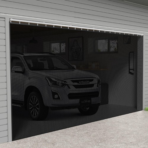 Sliding garage door screen - door,
