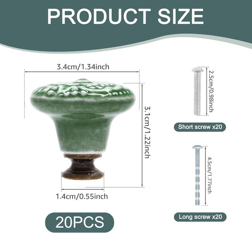 Ceramic door knobs - door,