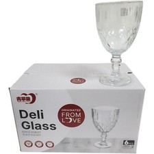 Red Sparkling Wine Glasses