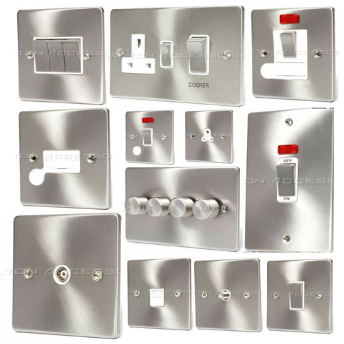 Brushed chrome light switches - chrome,