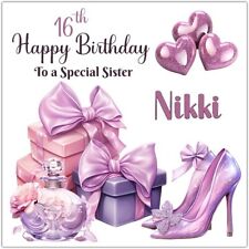 Personalised Birthday Card Friend Sister Daughter Niece Female Granddaughter