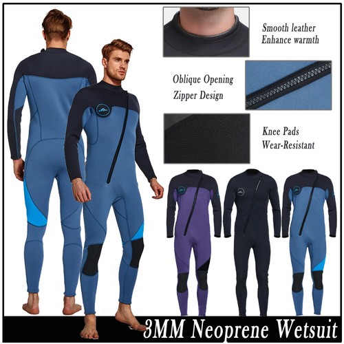 3mm neoprene wetsuit front zip - neoprene,