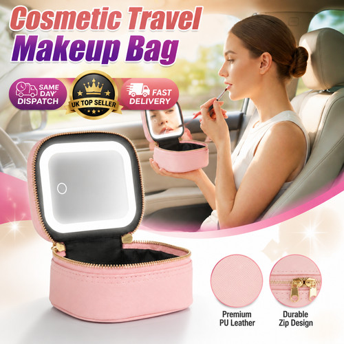 Makeup bag with - with, up