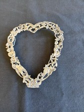 A solid silver photo frame for