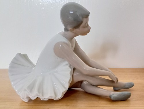 Lladro nao seated ballerina - nao,