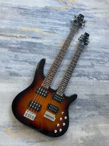 Vintage style double neck - double,