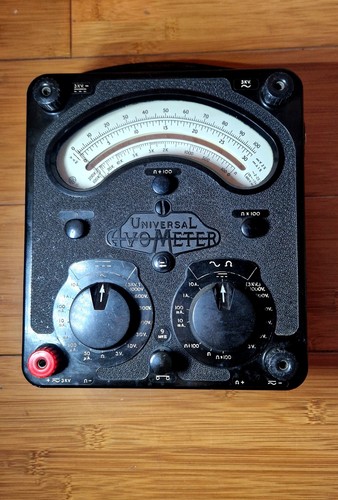Vintage universal avometer - vintage,