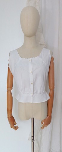Antique 1900s victorian white - 1900s,