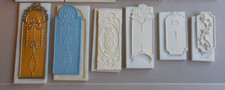 Dolls house Decorative Ornate Panels Silicone Rubber Moulds 1 / 12Th Scale