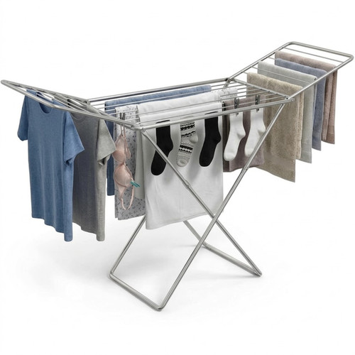 Foldable clothes airer - foldable,