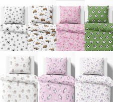 Children Single Duvet Cover Set 100% Cotton Kids Teens Bedding