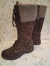 Tamaris Brown  Suede Boots