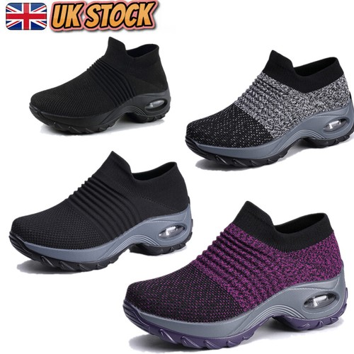 Womens slip trainers - slip, on