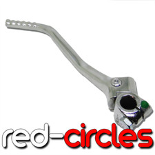 EXTRA LONG CHROME CRANKED 16mm PIT BIKE KICK START fits 140cc PITBIKES